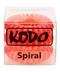 Kodo Red Spiral Hair Bobbles