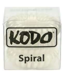 Kodo White Spiral Hair Bobbles