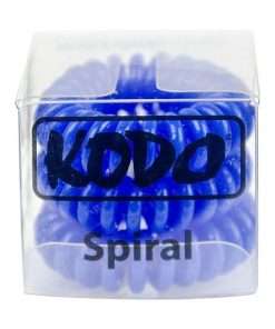 Kodo Blue Spiral Hair Bobbles Pack of 3