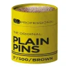 LJ Professional Brown 3" Hair Pins Plain x 500