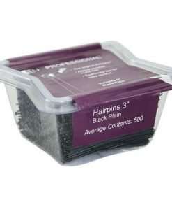 LJ Professional Black 3" Hairpins Plain x500