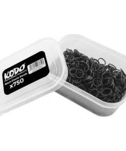 750 Black Elastic Bands
