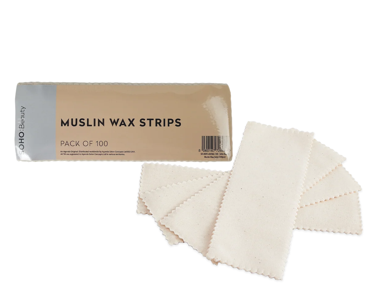 SOHO BEAUTY FABRIC WAX STRIPS (100)
