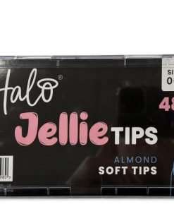 Halo jellie nail tips almond, assorted (480)