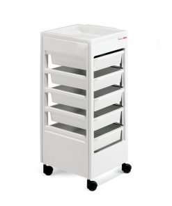 Rem Studio Beauty Trolley White – Flat Top