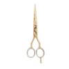 Kiepe - 2451 Luxury Gold Cut Razor Ergo Anatomic Scissors 6 Inch (16cm)