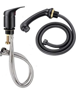 Salon Fit Mixer Tap Set Complete Black