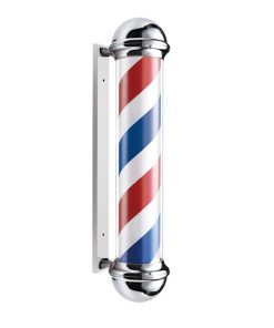 Salon Fit Barber Pole Silver 96cm