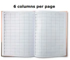 Alternative view of Dark Hair 6 Column Appointment book