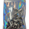 Mini Section clips silver 40pc