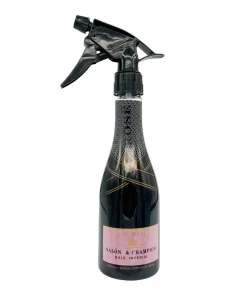 Hair Water Spray Bottle 280ml Extreme Mist Sprayer Champagne Style (Black)