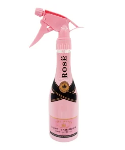 Hair Water Spray Bottle 280ml Extreme Mist Sprayer Champagne Style (Pink)