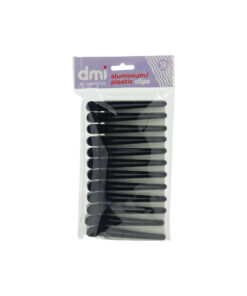 DMI - Aluminium/Plastic Clips - Black 12pcs