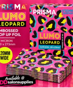 PRISMA Lumo Leoparp-Up Hair Foil – 120mm Wide – 13 Micrond Embossed Po