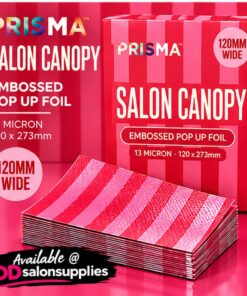 PRISMA Salon Canopy Embossed Pop-Up Hair Foil – 120mm Wide – 13 Micron